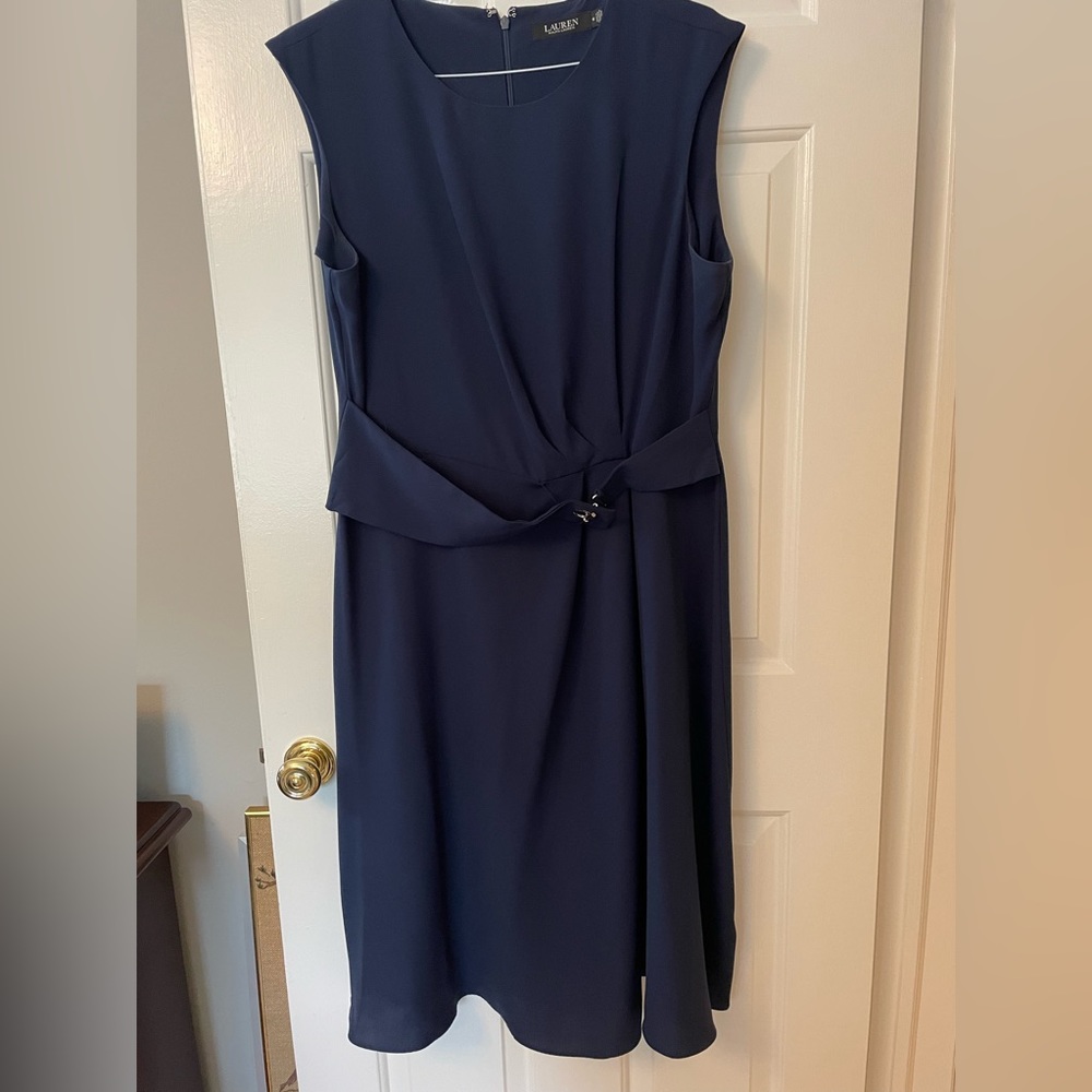 Ralph Lauren Dress size 16 ..navy blue